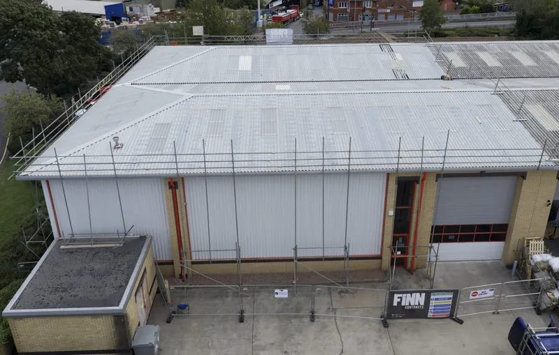 Industrial roof overhaul